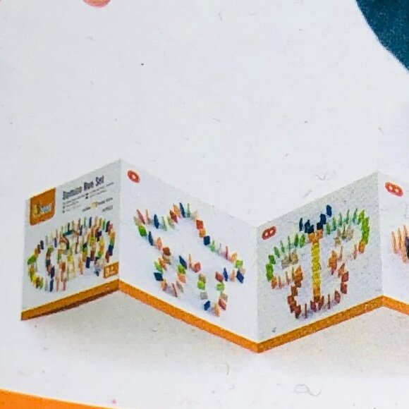 Viga Colorful Wooden Domino Run Set 116 Pcs New Sealed - Picture 14 of 16